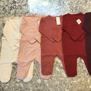 Old Navy baby girl (0-3 months) set of 5 jumpers, BRAND NEW